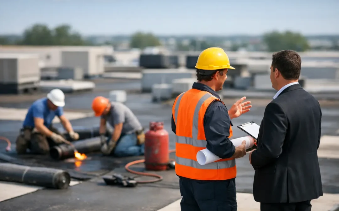 Hiring a Commercial Flat Roof Repair Contractor