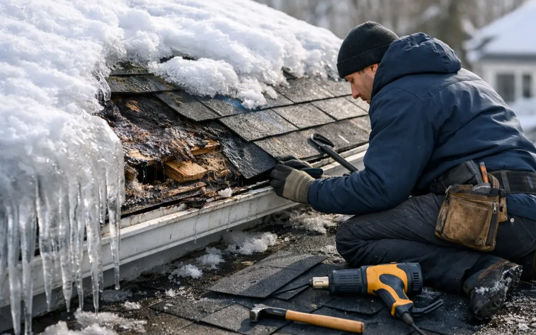 Ice Dam Roof Damage Repair: What to Do Fast