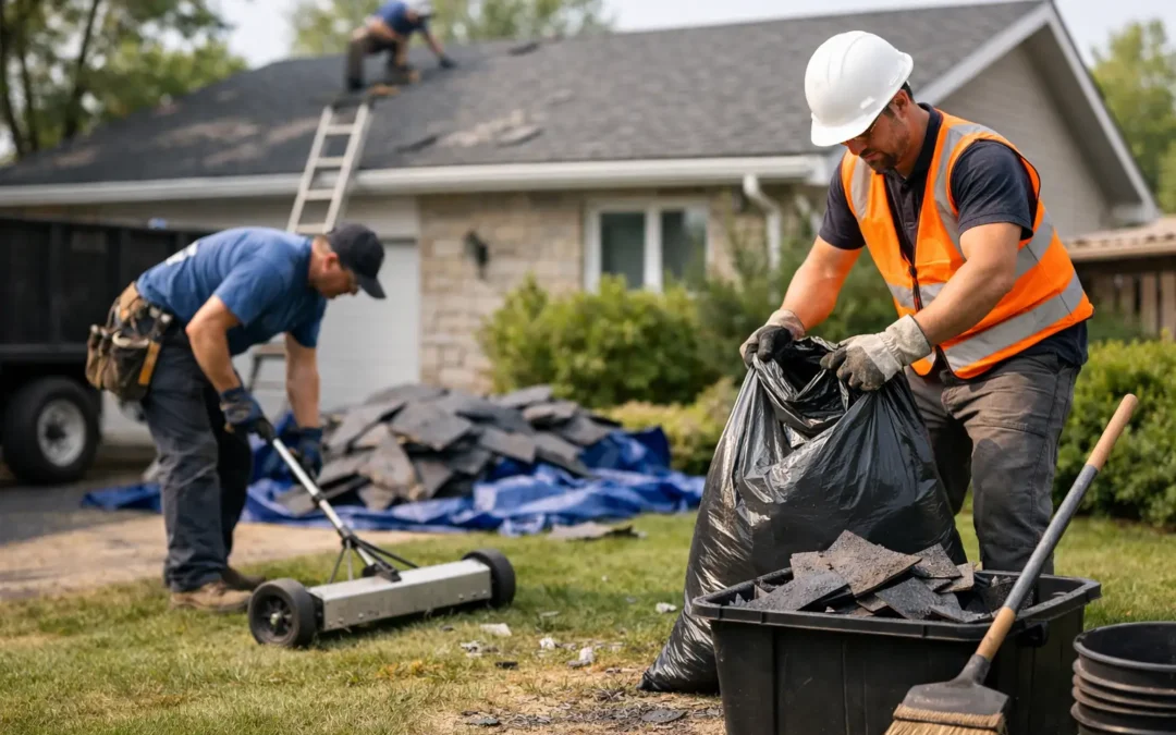 Roofing Contractor Cleanup Process Explained