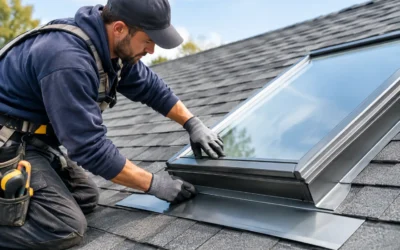 Skylight Flashing Repair That Stops Roof Leaks